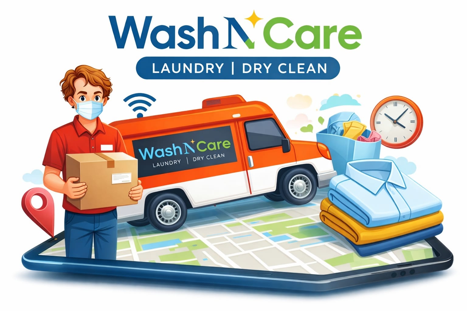 Wash N Care Doorstep Van